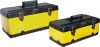 470mm & 582mm YELLOW METAL TOOLBOX SET 2-PCE