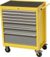 7-DRAWER CABINET YELLOW/GREY