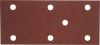 165x75mm AL/OX 7 HOLE VELCRO SANDING SHEETS P60